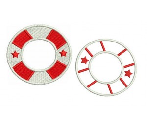 Stickdatei Hello Sailor Rettungsring